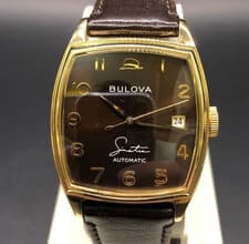 BULOVA Frank Sinatra 97B198 Self-Winding Analog Watch Brown JP