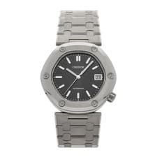 Seiko Credor Titanium Auto 38mm Grey Dial Bracelet Watch Hexagon GCCR999