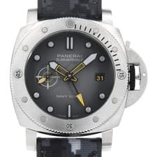PANERAI Submersible GMT Navy SEALs PAM01323 AA number second hand mens