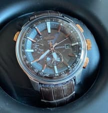 SEIKO ASTRON SBXA038 7X52 GPS Radio Wave Solar Watch Black JP