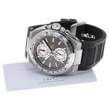 IWC SCHAFFHAUSEN INGENIEUR IW378511 45mm SS Brown Dial Rubber Strap #C184