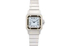 Cartier Santos 1170902 Stainless Steel & 18K Yellow Gold 24mm Watch