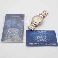 Longines Round Quartz Men's Watch, Two-Tone, Silver Dial, L5.659.3