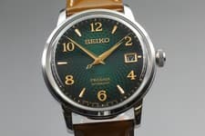 [N MINT] Seiko Mechanical 4R35-04A0 Green Dial Automatic Men's watch from JAPAN