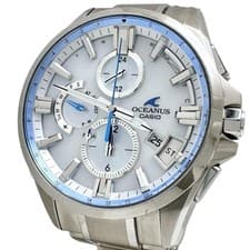 Casio OCW-G2000H Oceanus GPS Solar Radio Controlled Silver Working