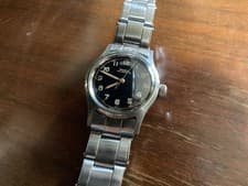 Doxa Vintage 1940s 50s Anti-magnetic Waterproof Case Rivet Bracelet Used From Ja