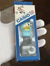 NOS Rare Vintage Casio Football Timer 1994 USA World Cup SWC-04 Digital Watch