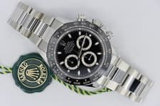 Rolex Daytona 116500LN Black Dial Ceramic Bezel 40mm Box & Papers Year 2018