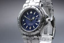 [NEAR MINT] TAG HEUER 6000 WH1215-K1 Navy Blue Dial 35mm Qz Unisex Watch JAPAN