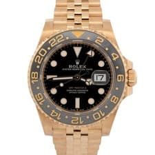 2023 PAPERS Rolex GMT-Master II JUBILEE 18K Yellow Gold 126718 GRNR 40mm BOX