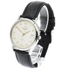IWC PORTOFINO IW351323 34mm SS Beige Dial Automatic Date Leather Strap #C522