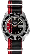 Seiko 5 Sports Black/Red Men's Watch - SRPK71