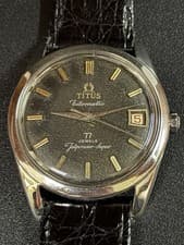 TITUS Titomatic watch "Jetpower - Super 77" - ref. 6039A - vintage '50