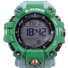 Casio G-Shock Mudman Triple Sensor Solar Radio Watch Green Resin