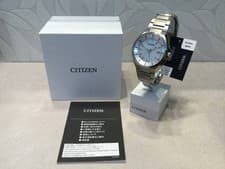 [B1Y] Citizen Attesa CB3010-57A Silver Radio Solar [att]