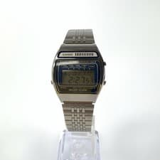 CASIO Melody Alarm H104 Digital Quartz Watch Silver Tone Stylish Design