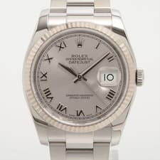 Rolex DATEJUST 36 116234 SS×WG SS AT Silver-Face 2 Extra Links
