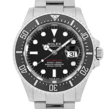 ROLEX SEA-DWELLER with crown 126600 black Random Number second hand mens