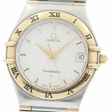 OMEGA 1312.30 Constellation Date Half Bar Quartz Men s 939898 Used