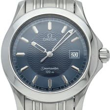 OMEGA Seamaster 120M Quartz 36mm 2511.81 Stainless Steel mensWatch blue USED