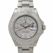 ROLEX Yachtmaster Rolesium 16622 Silver Case Size 40mm Men's Used Watch #41207