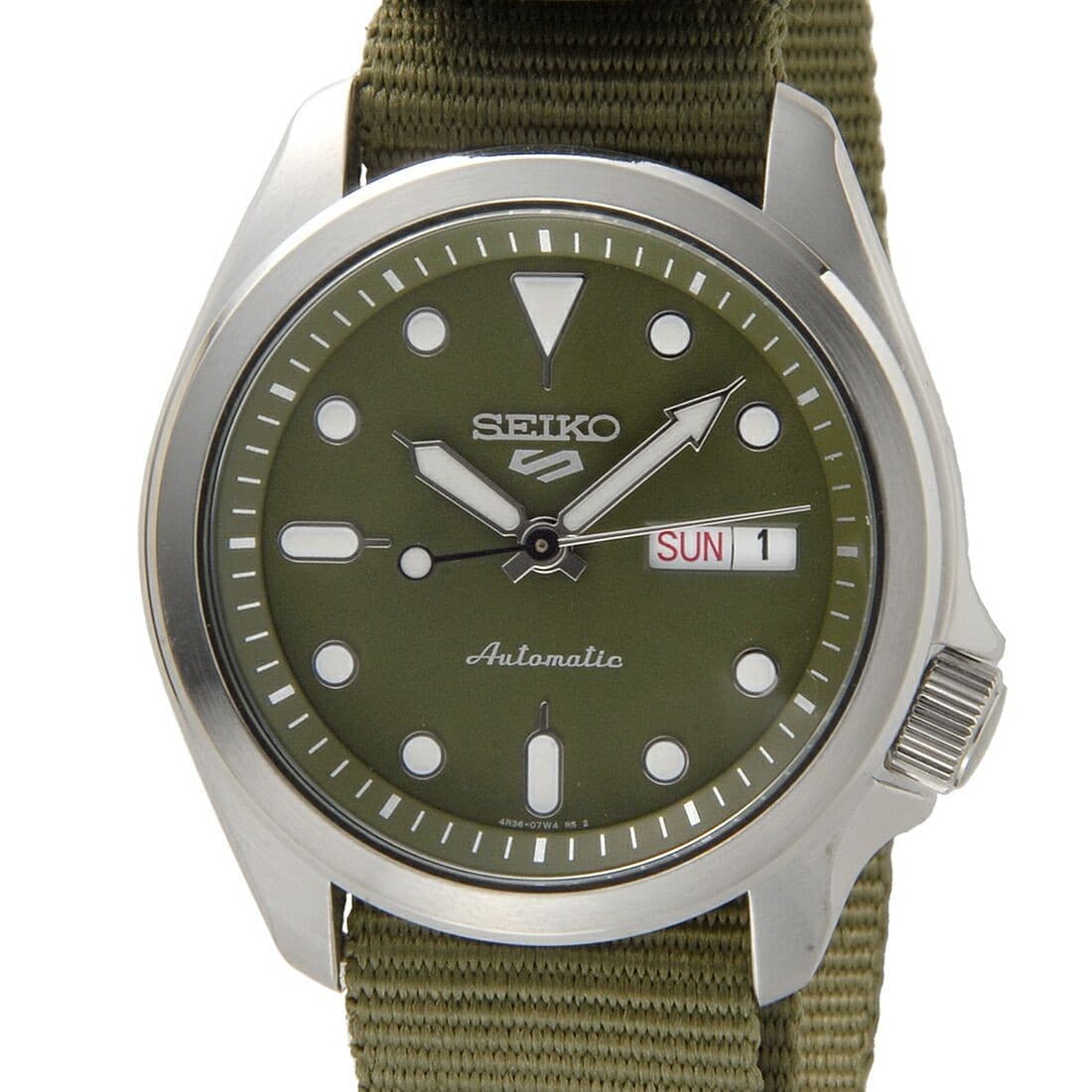 Seiko 5 Sports SRPE65K1 Men's Automatic 40mm Steel Nylon 10ATM Watch