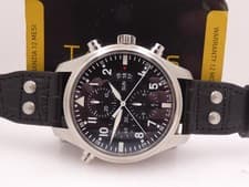 IWC DOUBLECHRONOGRAPH RATTRAPANTE 3778 +PAPERS '2019 AUTOMATIC IW377801 WATCH