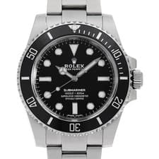 ROLEX SUBMARINER No Date 114060 black Random Number second hand mens