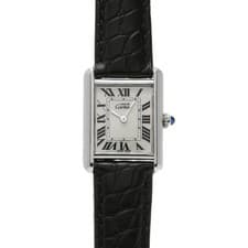 CARTIER Mast Tank Mm W1016230 Ivory Ladies Used Watch #31031