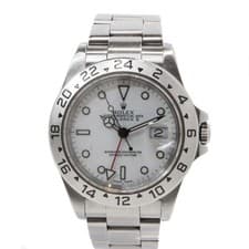 Rolex Explorer II 16570 40mm Stainless Steel White Dial Automatic GMT Box #KN148