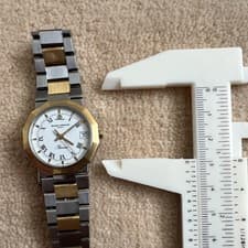 Baume & Mercier Riviera Two-Tone Quartz Wristwatch Date Swiss Made Roman