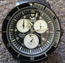 Vostok Europe Anchar Submariner Chronograph Black 6S30-5104184 signed