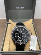 Wristwatch SEIKOSELECTION Men s Chronograph    Waterproof Leather Belt (Calf)