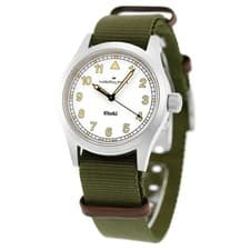 Hamilton Khaki Field Quartz Watch Men’s Steel Green Band New From Japan