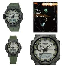 Watch only Casio PRO TREK PRW-61LD-3JF Climber Line Green TOUGH SOLAR