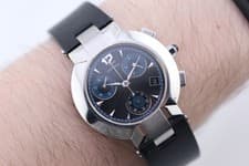 CONCORD La Scala Chronograph Watch 14.C5.1891.0 Quartz Blue Dial Working 7”