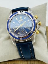 Sector Adventure Chronograph Purple Steel Leather Watch New NOS Tag