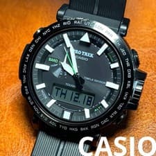 Casio PRO TREK PRW-6621Y Solar Watch Used Working Damaged Case