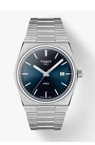 TISSOT PRX 40MM STAINLESS STEEL BLUE DIAL MEN'S WATCH T137.410.11.041.00