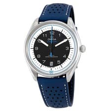 Omega Seamaster Olympic Timekeeper Automatic Blue Leather Men's Limited Edition