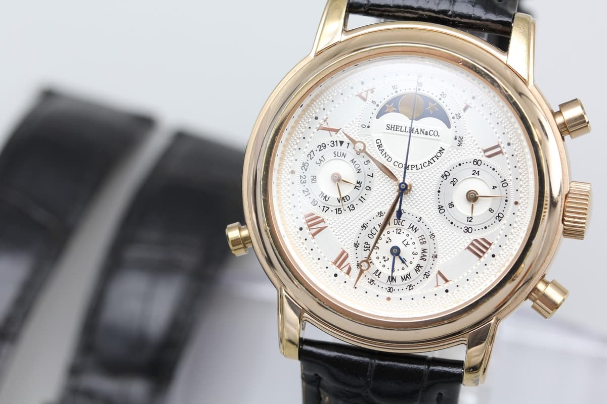 *N MINT* SHELLMAN Grand Complication Premium 6771-T011179 TA Quartz Men's Watch