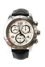 Tissot Mens Stainless Steel T-Sport V8 Chronograph Wrist Watch Silver