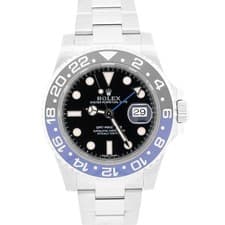 2016 PAPERS Rolex GMT-Master II BATMAN Blue Steel Ceramic 40mm 116710 BLNR BOX