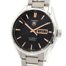 TAG HEUER Carrera Caliber 5 WAR201C-1 Day date Automatic Men's Wristwatch