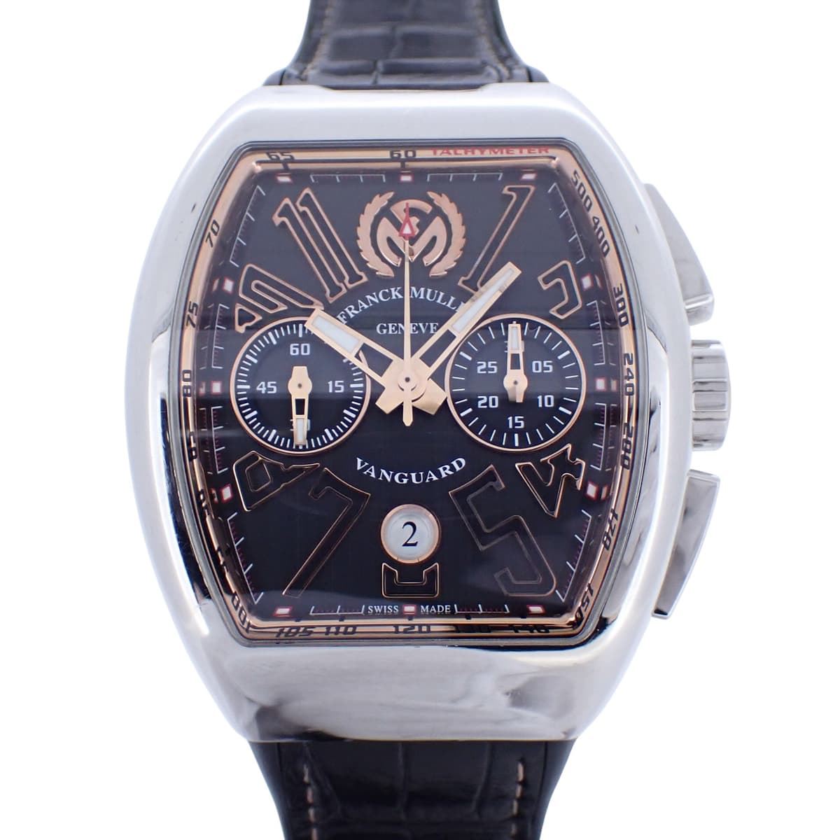 Japan Limited 150 FRANCK MULLER Vanguard Chrono  V45CCDTSTGJ  Stainless Stee...