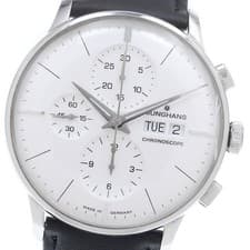 Junghans Meister Chronoscope 027/4120.01 Auto Chronograph Silver Dial 40mm