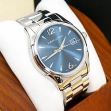 HAMILTON Jazzmaster Watch Blue Quartz H323511 Working