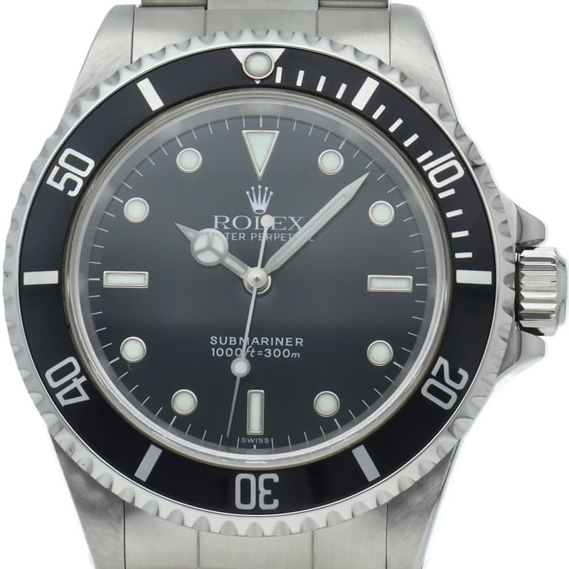 ROLEX Submarina 14060(U) Stainless Steel mensWatch black USED