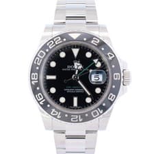 Rolex GMT-Master II 40mm Black Dial Watch Ref# 116710LN
