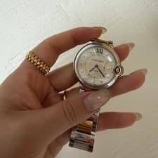 Cartier Ballon Bleu 18K Gold & Steel 36mm Automatic Watch Official